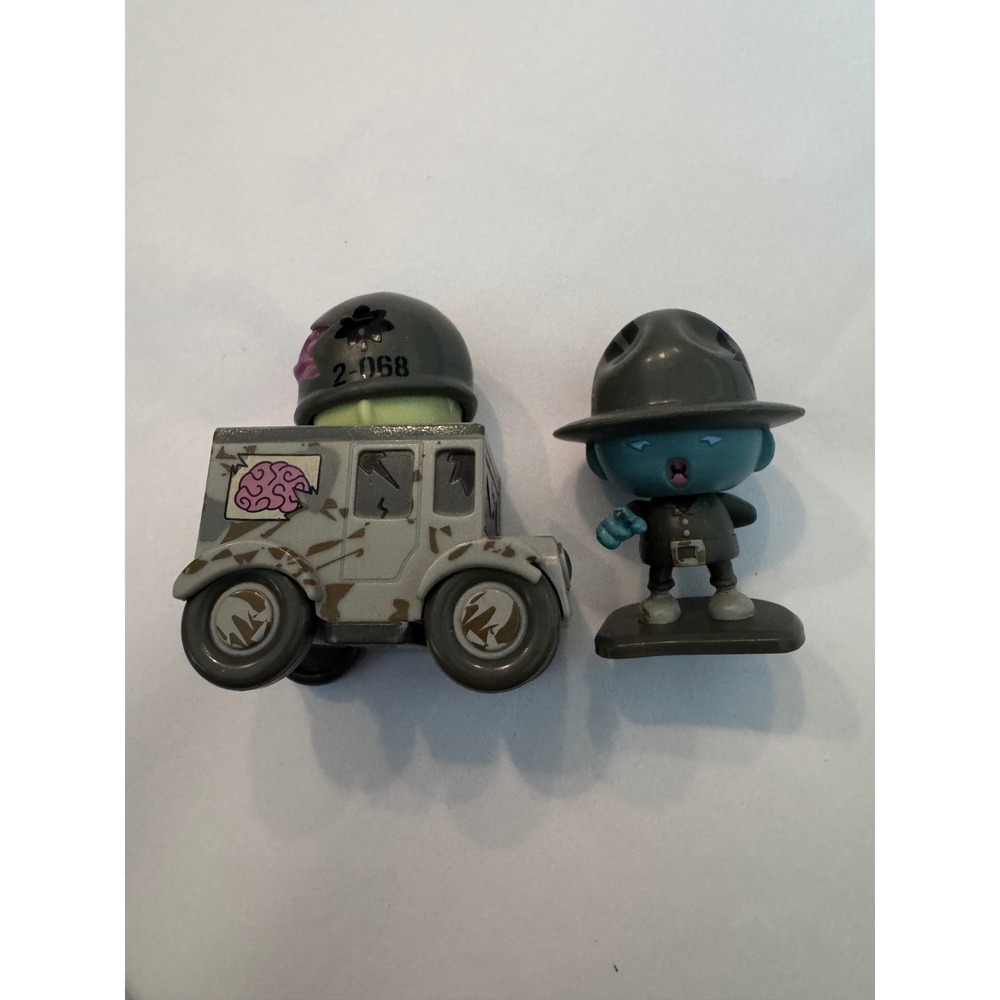 Little Green Men Zombie Company Soldier Brain & Drill Sergeant Mini Figures